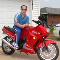 Pao and bike